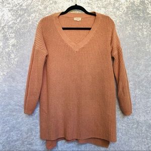 Blush Pink Ambiance Knitted Sweater Top Size L